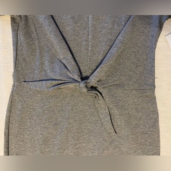 JustFab Grey Midi Bodycon T-Shirt Dress - Picture 4 of 6